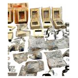 Large Conduit Pipe Clamp/Straps/Snap Mark 500 Series/Electrical Boxes Bundle