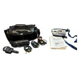 Sony Handycam Vision camcorder, specifically a model from the Digital 8 and video Hi8 series