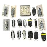 Electrical Outlet /Ground Fault Circuit Interrupter Outlets / Standard Duplex Receptacles / Outlet Boxes Bundle