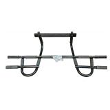 Multi-Grip Chin-Up/Pull-Up Bar, 24"-36" wide, up to 6 1/4" thick, 3 1/2" molding W, Up to 300lbs