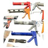 Caulking Guns/Putty Knives/Scrapers Bundle