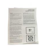 Commercial Electric 11-inch LED Ceiling Flush Mount / Carpet Tiles Bundle