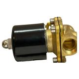 Bacoeng Brass Electric Solenoid Valve 1/2" Ac110V, Qty 2
