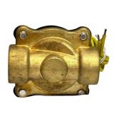 Bacoeng Brass Electric Solenoid Valve 1/2" Ac110V, Qty 2
