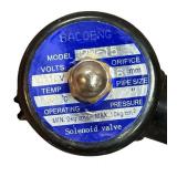 Bacoeng Brass Electric Solenoid Valve 1/2" Ac110V, Qty 2