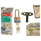 Toolbox with Plumbing Fittings, Locks and Hardware Accessories