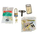 Toolbox with Plumbing Fittings, Locks and Hardware Accessories