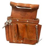 Ideal 35-950 Tuff-Tote Premium Leather Tool Pouch, NO STRAP