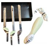 Tackle Box, Minnow Buckets, Electric Knife, Celsius Ice Fishing Pole / Fishing Bundle