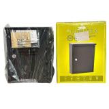"The Chelsea" Black Wall-Mounted Steel Mailbox, A