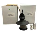 Outdoor Wall Fixture, Qty 2, A