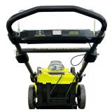 Ryobi 40V Brushless 20In Cordless Battery Walk Behind Push Lawn Mower with Charger, No Battery; No Bag; C