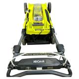 Ryobi 40V Brushless 20In Cordless Battery Walk Behind Push Lawn Mower with Charger, No Battery; No Bag; C