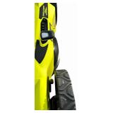 Ryobi 40V Brushless 20In Cordless Battery Walk Behind Push Lawn Mower with Charger, No Battery; No Bag; C