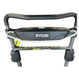 Ryobi 40V Brushless 20In Cordless Battery Walk Behind Push Lawn Mower with Charger, No Battery; No Bag; C