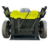 Ryobi 40V Brushless 20In Cordless Battery Walk Behind Push Lawn Mower with Charger, No Battery; No Bag; C