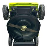 Ryobi 40V Brushless 20In Cordless Battery Walk Behind Push Lawn Mower with Charger, No Battery; No Bag; B