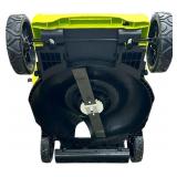 Ryobi 40V Brushless 20In Cordless Battery Walk Behind Push Lawn Mower with Charger, WITH BAG, No Battery; A