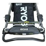 Ryobi 40V Brushless 20In Cordless Battery Walk Behind Push Lawn Mower with Charger, WITH BAG, No Battery; A