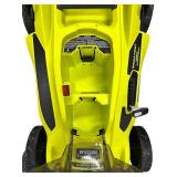 Ryobi 40V Brushless 20In Cordless Battery Walk Behind Push Lawn Mower with Charger, WITH BAG, No Battery; A