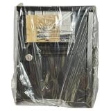 "The Chelsea" Black Wall-Mounted Steel Mailbox, B