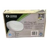 Lithonia Lighting LED Closet Light, Qty 2