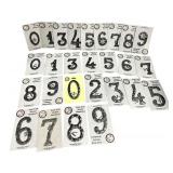 Cast Iron House Numbers; 4.5-5.5", Textured, by My Vintage Finds