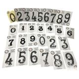 Cast Iron House Numbers; 4.5-5.5", Textured and Flat, by My Vintage Finds