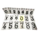 Cast Iron House Numbers; 4.5-5.5", Textured and Flat by My Vintage Finds