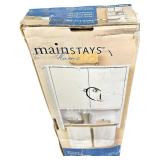 Main Stays Home- White Finish Tank Topper Cabinet, 19.375" X 25.625" X 5.875"