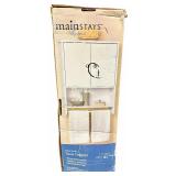 Main Stays Home- White Finish Tank Topper Cabinet, 19.375" X 25.625" X 5.875"