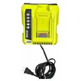 Ryobi 40V Brushless 20In Cordless Battery Walk Behind Push Lawn Mower with Charger, No Battery; No Bag; B