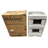 McLeland Design Infrared Fireplace Heater with Bluetooth Speaker