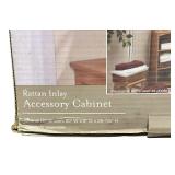 Rattan Italy Accessory Cabinet 20" X 8" X 25-1/8"