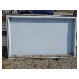 Awesome Large Metal Frame/Hard Plastic Mobil Oil Sign