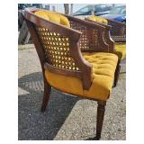 2 Gorgeous Vintage Chairs with Great color and Solid condition