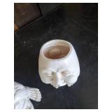 2 Fun Whimsical Planters Such Fun Conversation Pieces