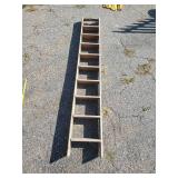 Beautiful Large Solid Condition Sliding Library Ladder