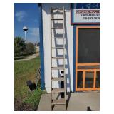 Beautiful Large Solid Condition Sliding Library Ladder