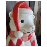 Vintage Lighted Coca Cola Snow Bear Blow Mold