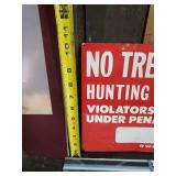Metal Signs, Revel Stoke , Not Trespassing, Blue Light, and Federal Duck stamp print