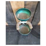 Handmade Folk Art w/ Bottle Caps Decorative Unique Ashtray