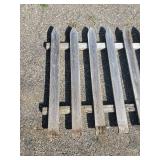 Cool Wood Picket Fence Section