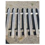 Cool Wood Picket Fence Section