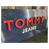 Large Tommy Jeans Advertizing Sign 3D Right from the vintage clothing shop