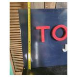 Large Tommy Jeans Advertizing Sign 3D Right from the vintage clothing shop
