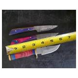 3 Stunning knives With Sheaths