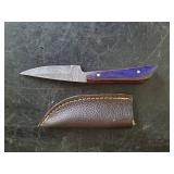 3 Stunning knives With Sheaths one Folding knife