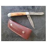 3 Stunning knives With Sheaths one Folding knife