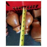 Lot of Furniture Legs of Various sizes and styles